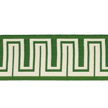 Load image into Gallery viewer, Schumacher Zeus Indoor/Outdoor Tape Trim 82441 / Green