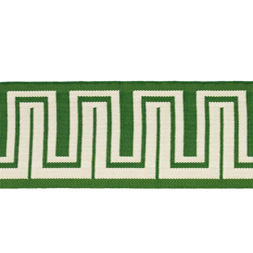 Schumacher Zeus Indoor/Outdoor Tape Trim 82441 / Green