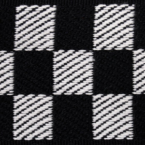 Schumacher Zee Tape Medium Trim 82480 / Black & Ivory