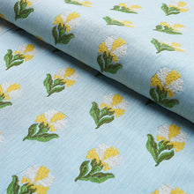Load image into Gallery viewer, SCHUMACHER ROSINA FLORAL FABRIC 82632 MARIGOLD