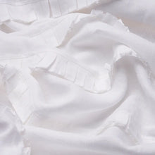 Load image into Gallery viewer, Schumacher Dorothy Pleated Linen Fabric 82651 / Ivory