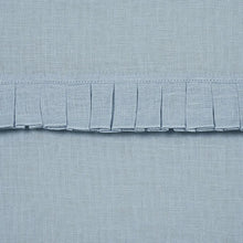 Load image into Gallery viewer, Schumacher Dorothy Pleated Linen Fabric 82652 / Chambray