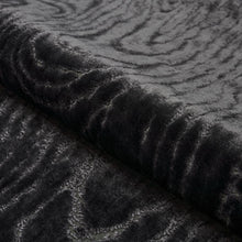 Load image into Gallery viewer, Schumacher Marisa Moire Velvet Fabric 82751 / Smoke