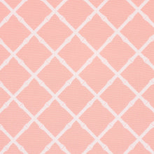 Load image into Gallery viewer, Schumacher Bamboo Trellis Indoor/Outdoor Fabric 82761 Pink