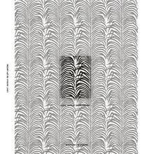 Load image into Gallery viewer, Schumacher Zebra Palm Woven Indoor/Outdoor Fabric 82782 Black