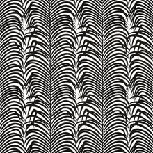 Load image into Gallery viewer, Schumacher Zebra Palm Woven Indoor/Outdoor Fabric 82782 Black