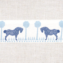 Load image into Gallery viewer, Schumacher Polka Dot Pony Tape Trim 82811 / Blue