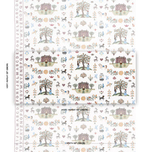 Schumacher Merrifield Sampler Fabric 82890 / Document