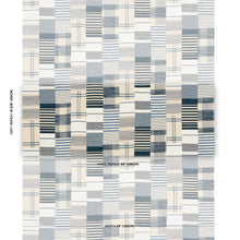 Load image into Gallery viewer, Schumacher Carlisle Patchwork Fabric 82900 / Indigo