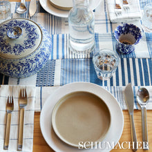 Load image into Gallery viewer, Schumacher Carlisle Patchwork Fabric 82900 / Indigo