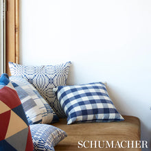 Load image into Gallery viewer, Schumacher Dutton Buffalo Check Fabric 82940 / Navy