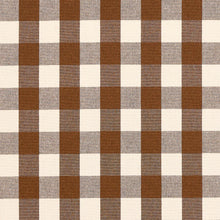 Load image into Gallery viewer, Schumacher Dutton Buffalo Check Fabric 82942 / Coffee
