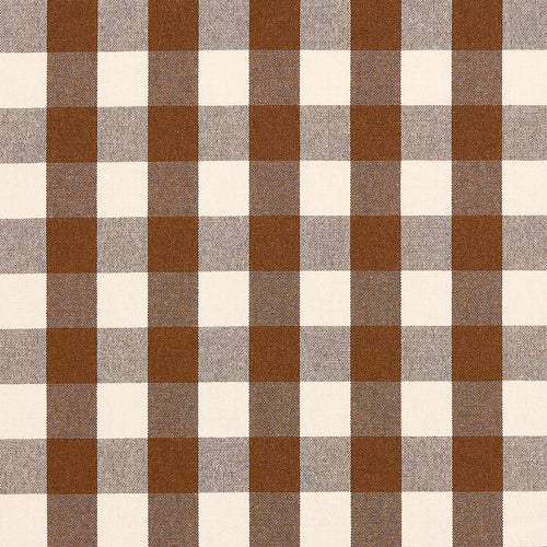 Schumacher Dutton Buffalo Check Fabric 82942 / Coffee