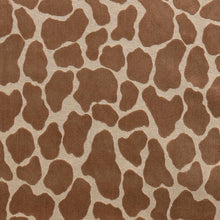 Load image into Gallery viewer, Schumacher Giraffe Velvet Fabric 82970 / Safari