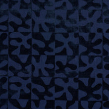 Load image into Gallery viewer, Schumacher Modern Dance Velvet Fabric 82992 / Midnight Blue