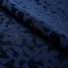 Load image into Gallery viewer, Schumacher Modern Dance Velvet Fabric 82992 / Midnight Blue