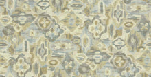 Load image into Gallery viewer, Cotton Aqua Teal Beige Mustard Upholstery Drapery Fabric