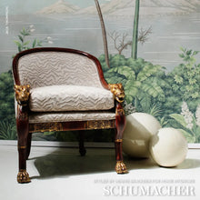 Load image into Gallery viewer, Schumacher Zambezi Velvet Fabric 83021 Champagne