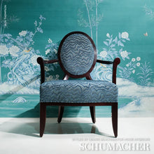 Load image into Gallery viewer, Schumacher Zambezi Velvet Fabric 83022 Slate Blue