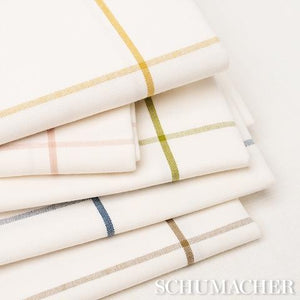Schumacher Woodman Check Fabric 83030 / Berber Brown