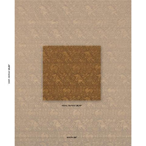 Schumacher Animali Fabric 83122 / Bronze