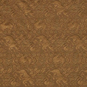 Schumacher Animali Fabric 83122 / Bronze