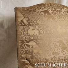 Load image into Gallery viewer, Schumacher Animali Fabric 83122 / Bronze