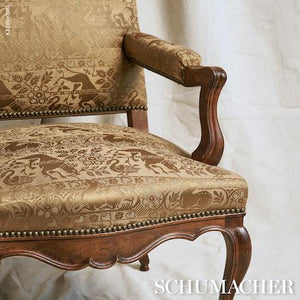 Schumacher Animali Fabric 83122 / Bronze