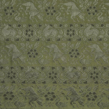 Load image into Gallery viewer, Schumacher Animali Fabric 83123 Moss