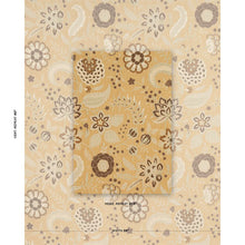 Load image into Gallery viewer, Schumacher Alessia Floral Fabric 83131 Gold