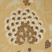 Load image into Gallery viewer, Schumacher Alessia Floral Fabric 83131 Gold