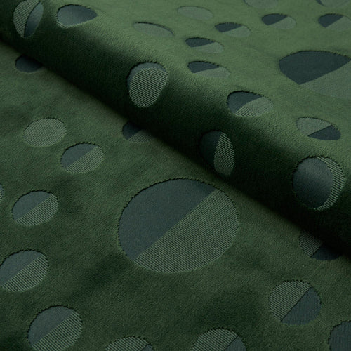 Schumacher Moon Phase Velvet Fabric 83190 / Green