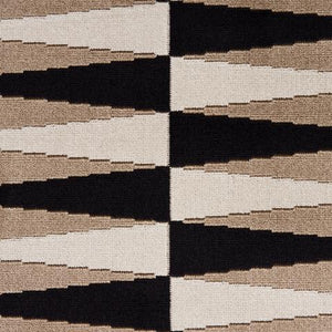 Schumacher Backgammon Cut Velvet Fabric 83201  / Neutral