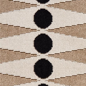 Schumacher Backgammon Cut Velvet Fabric 83201  / Neutral