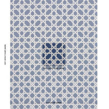 Load image into Gallery viewer, Schumacher Le Maroc Épinglé Fabric 83220 / Blue