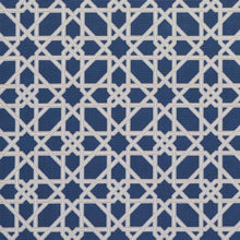 Load image into Gallery viewer, Schumacher Le Maroc Épinglé Fabric 83220 / Blue