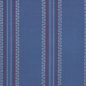 Schumacher Fabric - Wellfleet Ticking Stripe, Green 60075