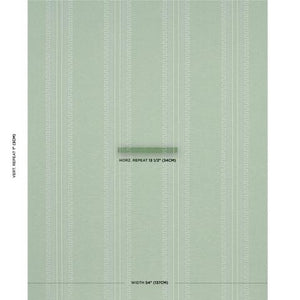 Schumacher Greco Stripe Fabric 83232  / Green