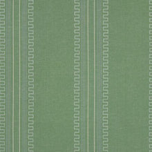 Load image into Gallery viewer, Schumacher Greco Stripe Fabric 83232  / Green