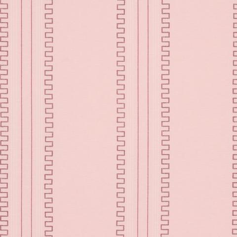 Schumacher Greco Stripe Fabric 83233  /  Pink