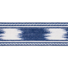 Load image into Gallery viewer, Schumacher Banyan Tape Narrow Trim 83240 / Blue