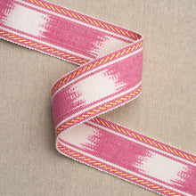 Load image into Gallery viewer, Schumacher Banyan Tape Narrow Trim 83245 / Pink
