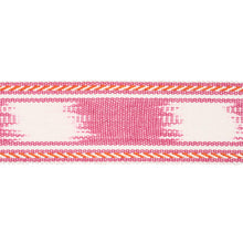 Load image into Gallery viewer, Schumacher Banyan Tape Narrow Trim 83245 / Pink