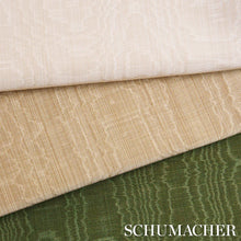 Load image into Gallery viewer, Schumacher Beau Cotton Linen Moiré Fabric 83250 / Oyster