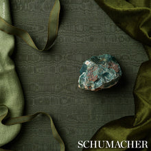 Load image into Gallery viewer, Schumacher Beau Cotton Linen Moiré Fabric 83253 / Olive