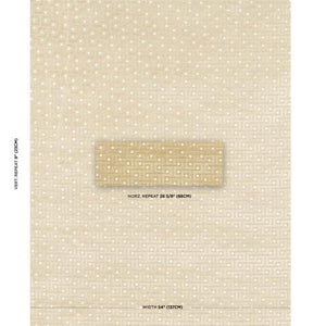 Schumacher Lalano Linen Velvet Fabric 83291 / Gold Patina