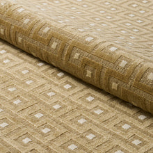 Load image into Gallery viewer, Schumacher Lalano Linen Velvet Fabric 83291 / Gold Patina