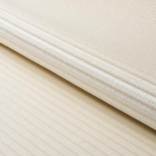 Load image into Gallery viewer, Schumacher Petite Channeled Velvet Fabric 83300  / Ivory