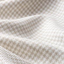 Load image into Gallery viewer, Schumacher Lotti Linen Houndstooth Fabric 83340 / Grey