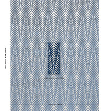 Load image into Gallery viewer, Schumacher Zebra Velvet Fabric 83400 / Silver Blue